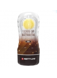 Прозрачный текстурированный мастурбатор Vacuum Cup Masturbator Stellar - Baile - в Волгограде купить с доставкой