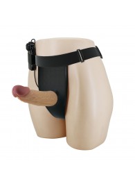 Полый вибрострапон на регулируемых трусиках Draven - 17,5 см. - Baile - купить с доставкой в Волгограде