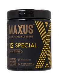 Презервативы с точками и рёбрами MAXUS Special - 12 шт. - Maxus - купить с доставкой в Волгограде