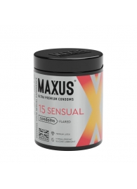 Анатомические презервативы MAXUS Sensual - 15 шт. - Maxus - купить с доставкой в Волгограде