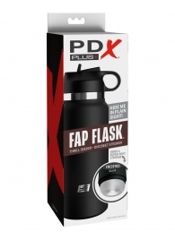 Черный мастурбатор в виде бутылки Fap Flask - Pipedream - в Волгограде купить с доставкой