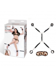 Леопардовая фиксация на матрас для рук и ног Classic Bedspreader - Lux Fetish - купить с доставкой в Волгограде