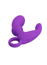 Фиолетовый вибромассажёр для массажа простаты Cayla - 11,2 см. - Baile - в Волгограде купить с доставкой