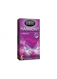 Презервативы с рёбрышками Domino Harmony - 6 шт. - Domino - купить с доставкой в Волгограде