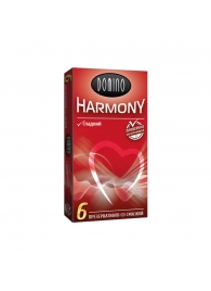 Гладкие презервативы Domino Harmony - 6 шт. - Domino - купить с доставкой в Волгограде