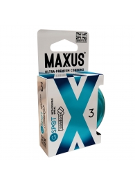 Презервативы Maxus G spot с двойной спиралью - 3 шт. - Maxus - купить с доставкой в Волгограде