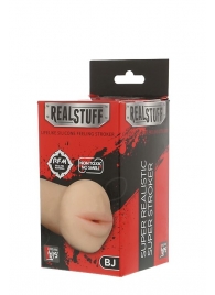 Нежный мастурбатор-ротик REALSTUFF 5INCH MASTURBATOR BJ - Dream Toys - в Волгограде купить с доставкой