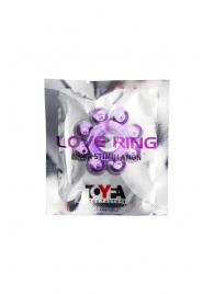 Мягкая фиолетовая гелевая насадка - Toyfa Basic - в Волгограде купить с доставкой