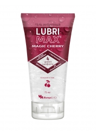 Интимный гель-смазка на водной основе Lubrimax Magic Cherry - 75 мл. - ИнтелБИО - купить с доставкой в Волгограде