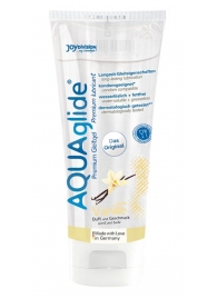 Смазка на водной основе AQUAglide с ароматом ванили - 100 мл. - Joy Division - купить с доставкой в Волгограде