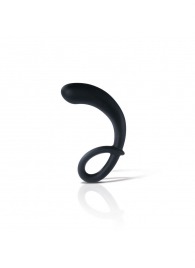 Черный массажер простаты Curving Curt - 13 см. - MyStim - купить с доставкой в Волгограде