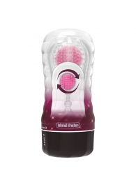 Прозрачный текстурированный мастурбатор Vacuum Cup Masturbator Black Hole - Baile - в Волгограде купить с доставкой