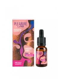 Жидкий вибратор Passion Drips Cold n Hot - 15 мл. - Pleasure Lab - купить с доставкой в Волгограде