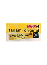 Презервативы увеличенного размера Sagami Original 0.02 XL-size - 12 шт. - Sagami - купить с доставкой в Волгограде