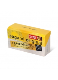 Презервативы увеличенного размера Sagami Original 0.02 XL-size - 12 шт. - Sagami - купить с доставкой в Волгограде
