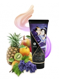 Массажный крем для тела с ароматом экзотических фруктов Exotic fruits - 200 мл. - Shunga - купить с доставкой в Волгограде