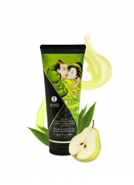 Массажный крем для тела с ароматом груши и зелёного чая Pear   Exotic Green Tea - 200 мл. - Shunga - купить с доставкой в Волгограде