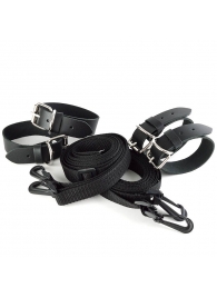 Черный комплект для растяжки на кровати «Новичок» - Sitabella - купить с доставкой в Волгограде