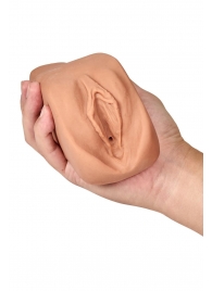 Маструбатор-вагина с вибрацией Soft   Wet Renata Realistic Tan Masturbator - Blush Novelties - в Волгограде купить с доставкой