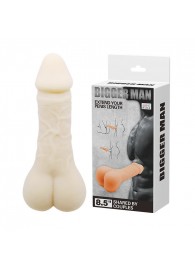 Мастурбатор-насадка Bigger Man - 21,5 см. - Baile - в Волгограде купить с доставкой