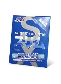 Презерватив Sagami Xtreme FEEL FIT 3D - 1 шт. - Sagami - купить с доставкой в Волгограде