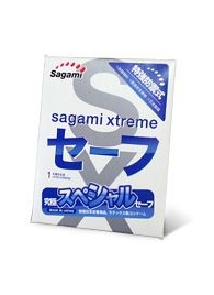 Презерватив Sagami Xtreme Ultrasafe с двойным количеством смазки - 1 шт. - Sagami - купить с доставкой в Волгограде