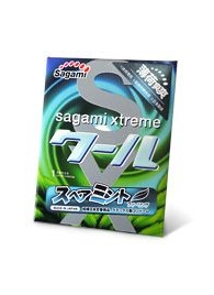 Презерватив Sagami Xtreme Mint с ароматом мяты - 1 шт. - Sagami - купить с доставкой в Волгограде