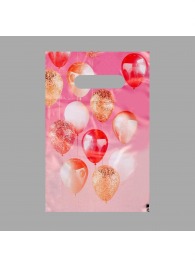 Пакет «Праздничные шары» с вырубной ручкой (20х30 см) - UPAK LAND - купить с доставкой в Волгограде