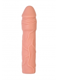 Телесная удлиняющая насадка с подхватом - 19 см. - ToyFa - в Волгограде купить с доставкой