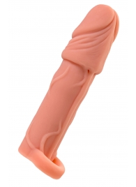 Телесная удлиняющая насадка с подхватом - 16 см. - ToyFa - в Волгограде купить с доставкой