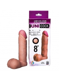 Фаллическая насадка для страпона UNICOCK 8  - 20 см. - LOVETOY (А-Полимер) - купить с доставкой в Волгограде