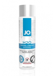 Возбуждающий лубрикант на водной основе JO Personal Lubricant H2O Warming - 120 мл. - System JO - купить с доставкой в Волгограде