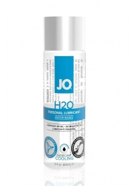 Охлаждающий лубрикант на водной основе JO Personal Lubricant H2O COOLING - 60 мл. - System JO - купить с доставкой в Волгограде