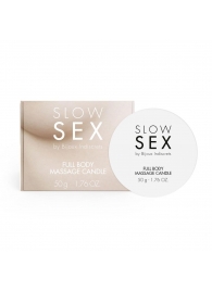 Массажная свеча для всего тела Slow Sex - 50 гр. - Bijoux Indiscrets - купить с доставкой в Волгограде