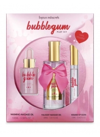 Набор средств для массажа и ласк Bubblegum Play Kit - Bijoux Indiscrets - купить с доставкой в Волгограде