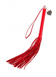 Красная кожаная плеть с петлёй - 50 см. - Pecado - купить с доставкой в Волгограде