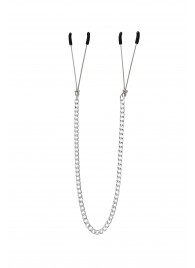 Зажимы на соски «Вилки» на цепочке - Pecado - купить с доставкой в Волгограде