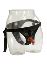 Трусики со штырьком для фиксации насадок Ultra Harness with Plug - Doc Johnson - купить с доставкой в Волгограде