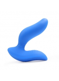 Синий вибромассажер простаты 3,5’’ Curve P-spot Massager - 12 см. - Erokay - в Волгограде купить с доставкой