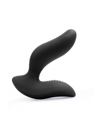 Черный вибромассажер простаты 3,5’’ Curve P-spot Massager - 12 см. - Erokay - в Волгограде купить с доставкой