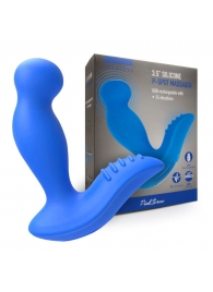 Синий вибромассажер простаты 3,5’’ P-spot Massager - 12,5 см. - Erokay - в Волгограде купить с доставкой