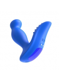 Синий вибромассажер простаты 3,5’’ Remote Control P-spot Massager - 12,5 см. - Erokay - в Волгограде купить с доставкой