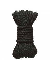 Черная верёвка для связывания и фиксации Bind Tie - 9,14 м. - Doc Johnson - купить с доставкой в Волгограде