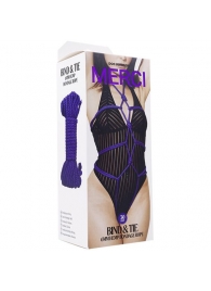 Фиолетовая верёвка для связывания и фиксации Bind Tie - 9,14 м. - Doc Johnson - купить с доставкой в Волгограде