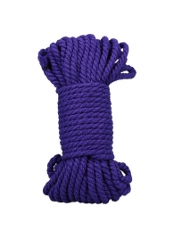 Фиолетовая верёвка для связывания и фиксации Bind Tie - 15,24 м. - Doc Johnson - купить с доставкой в Волгограде