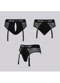 Трусики для фиксации насадок Strap-on-me Harness Lingerie Diva XS - Strap-on-me - купить с доставкой в Волгограде
