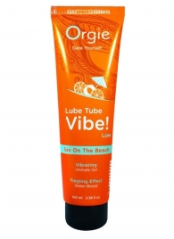 Гель с эффектом вибрации Lube Tube Vibe Low Sex On The Beach - 100 мл. - ORGIE - купить с доставкой в Волгограде
