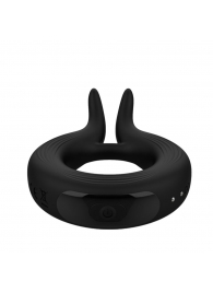 Черное эрекционное кольцо Marry Me Rechargeable Vibrating Cockring - Adrien Lastic - в Волгограде купить с доставкой
