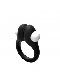 Черное эрекционное кольцо Zippy Vibrating Ring With Bullet - Adrien Lastic - в Волгограде купить с доставкой
