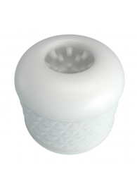 Белый сквозной мастурбатор Crystle - Baile - в Волгограде купить с доставкой